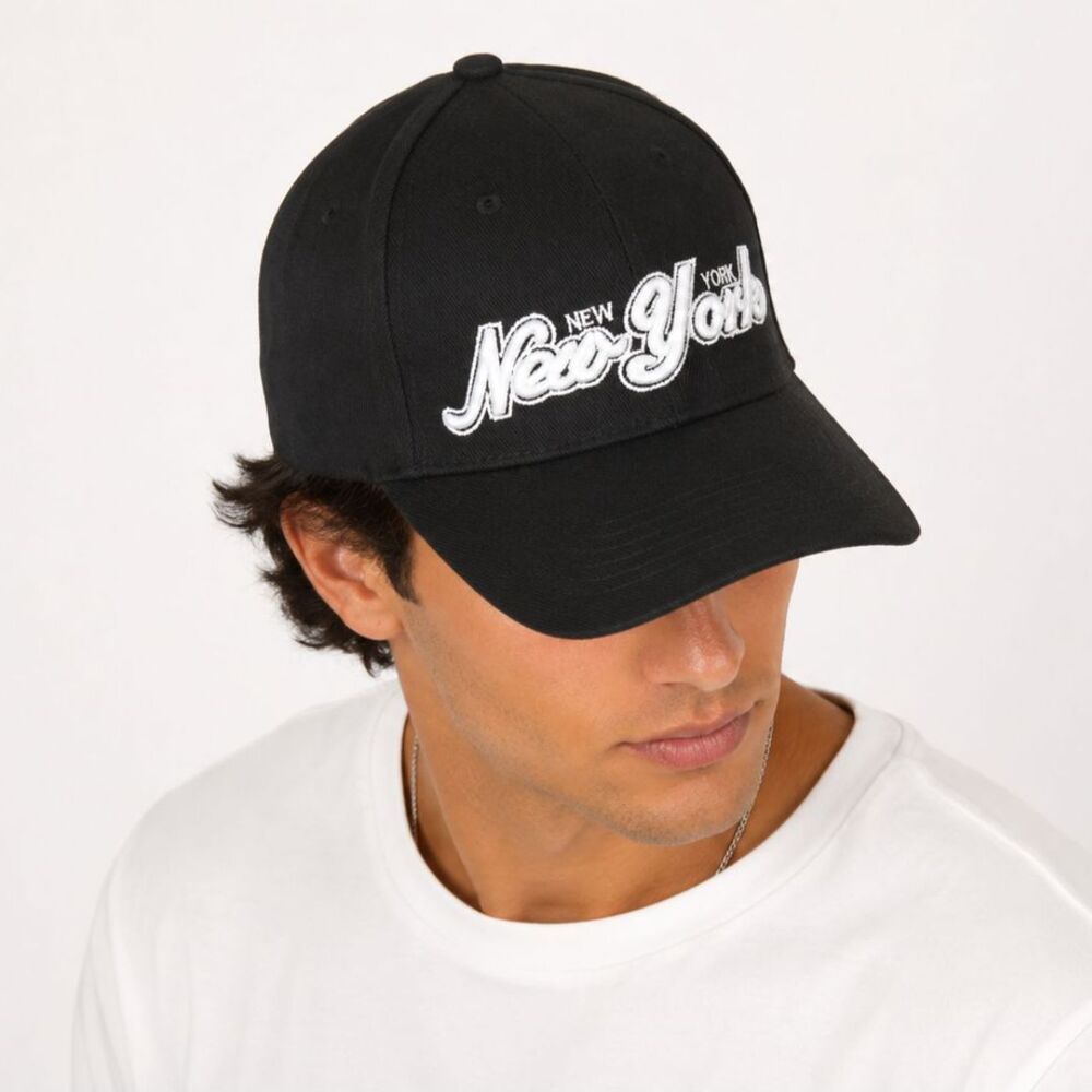 Black New York Cap OSFM